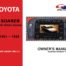 Toyota - Soarer Multi Vision Screen Owners User Manual In English | 1991 - 1998
