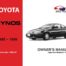 Toyota - Cynos Owner's User Manual In English | 1995 - 1999