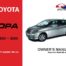 Toyota - Opa Owner's User Manual In English | 2000 - 2005