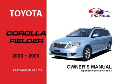 TOYOTA COROLLA FIELDER HYBRID 2016 USER MANUAL ENGLISH PDF DOWNLOAD visual data 2