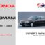 Honda - Domani Car Owners User Manual in English | 1997 - 2000