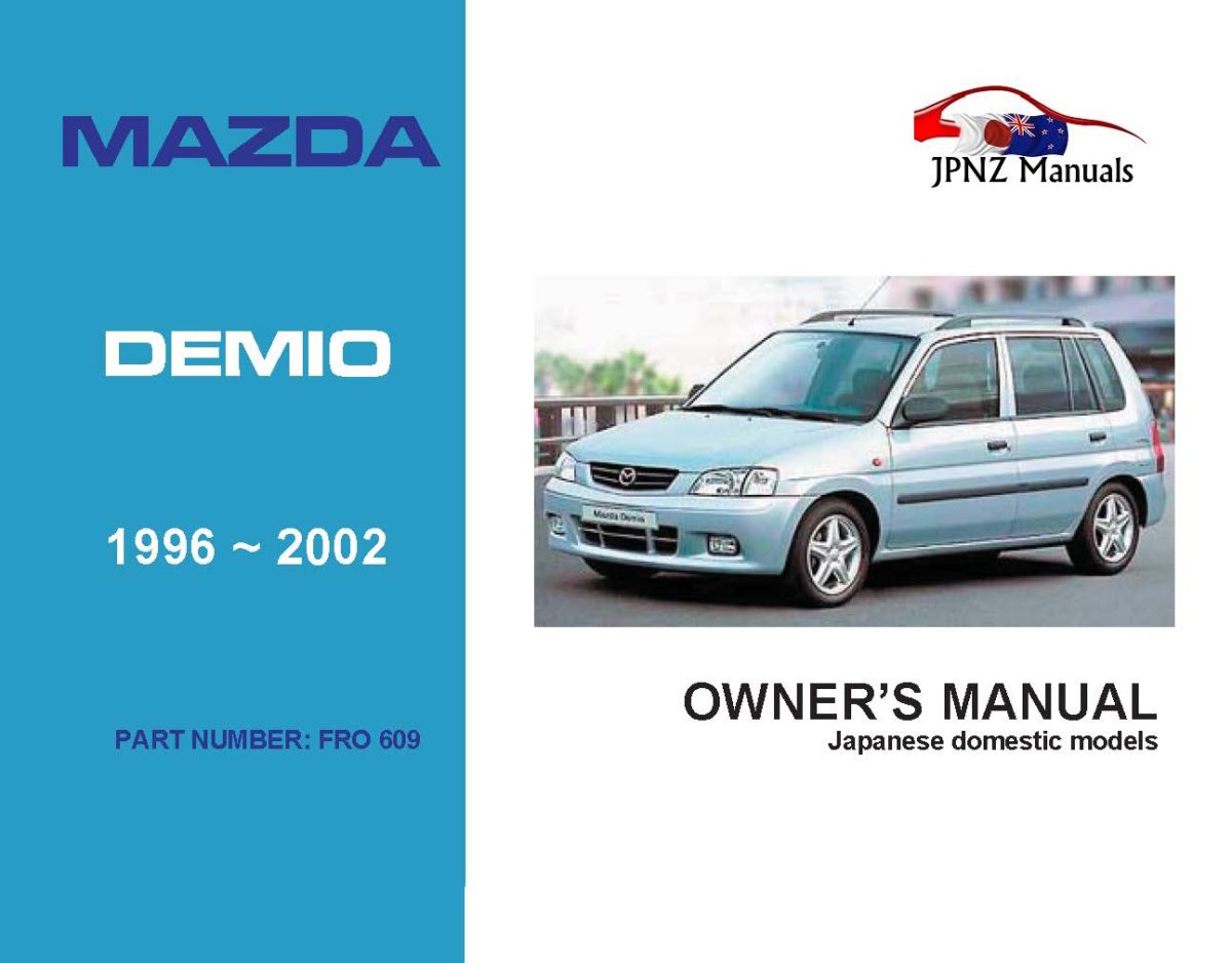 Mazda Demio Owners User Manual In English 1996 2002