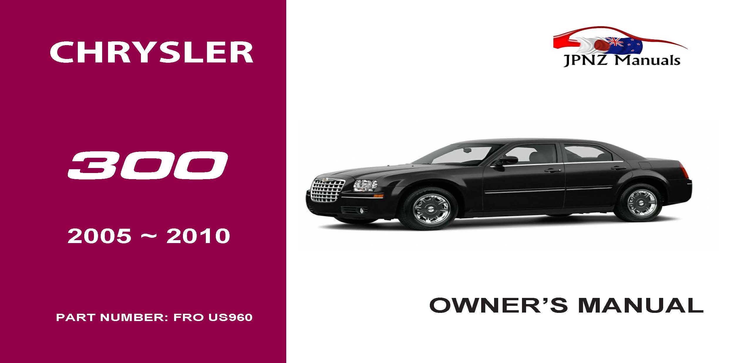 Chrysler – 300 c owners user manual | 2005 – 2010