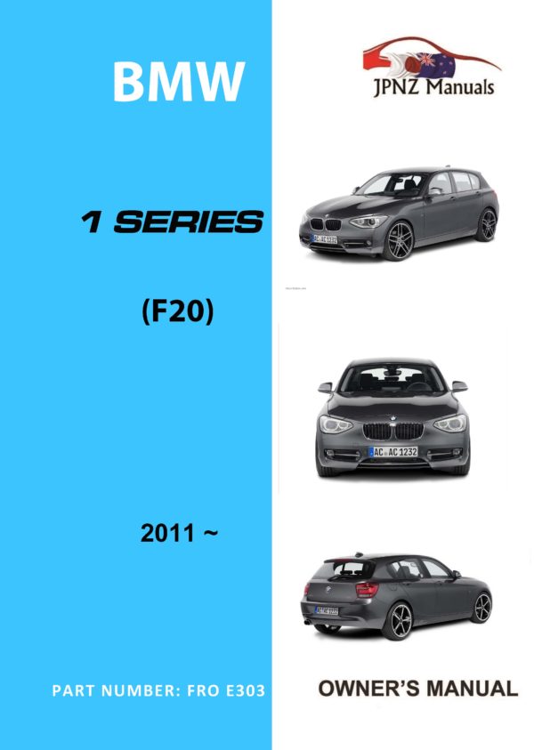 BMW 1 Series F20 car owners manual 2011 present